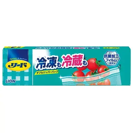 ライオン リード冷凍も冷蔵も新鮮保存バッグS3枚